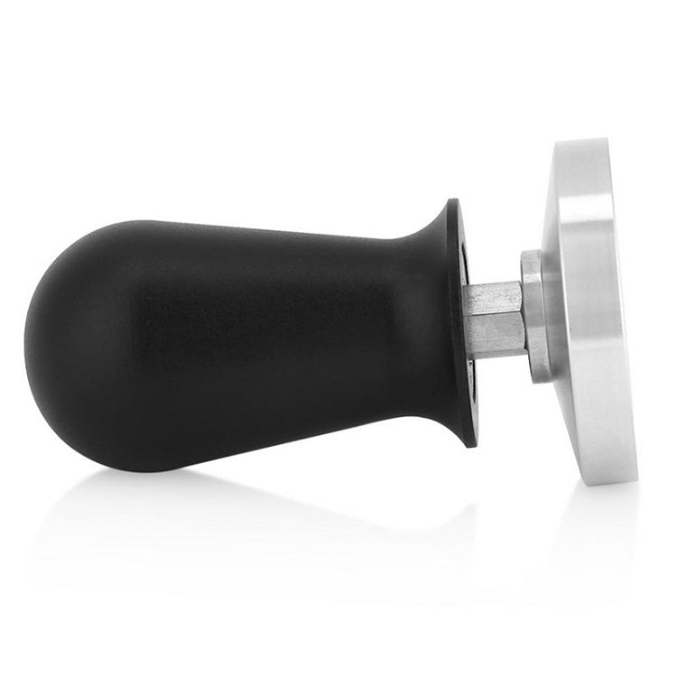 Pressa per polvere a pressione costante in allumina con martello per polvere di caffè in acciaio inossidabile, 58mm Black