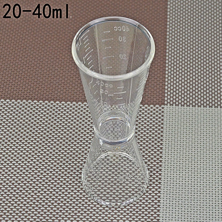 2 pezzi PC piccolo misurino dispositivo a doppia testa graduata per tè al latte scala tazza strumento di misurazione Oz, Large, Small