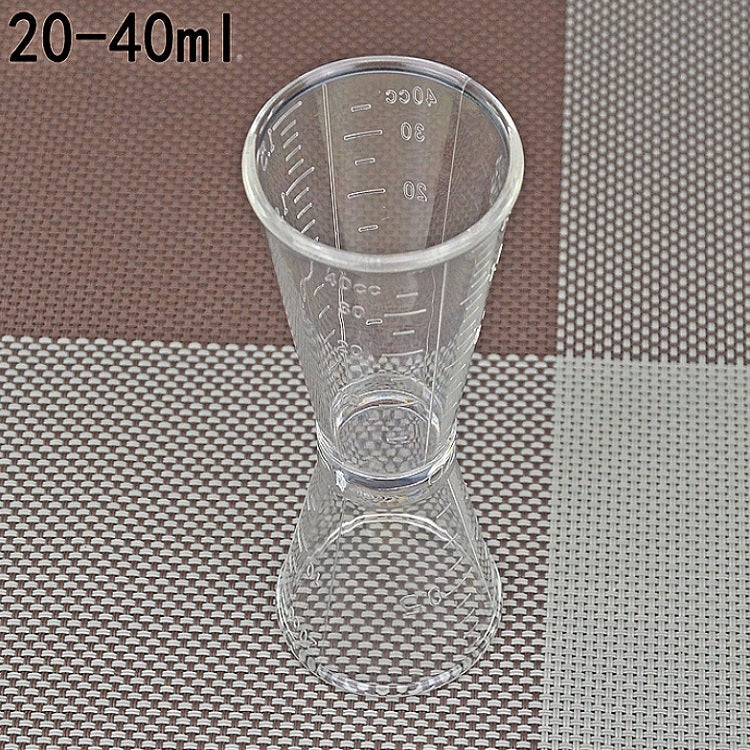 2 pezzi PC piccolo misurino dispositivo a doppia testa graduata per tè al latte scala tazza strumento di misurazione Oz, Large, Small
