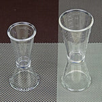 2 pezzi PC piccolo misurino dispositivo a doppia testa graduata per tè al latte scala tazza strumento di misurazione Oz, Large, Small