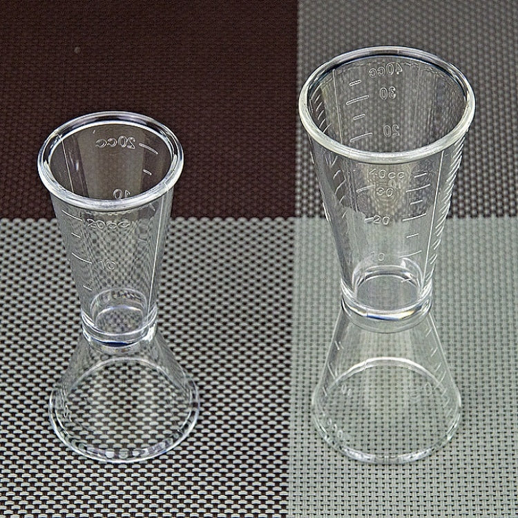 2 pezzi PC piccolo misurino dispositivo a doppia testa graduata per tè al latte scala tazza strumento di misurazione Oz, Large, Small