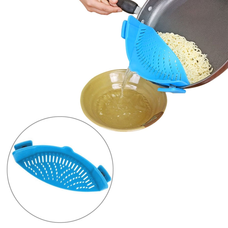 Filtro pentola in silicone Clip da cucina Filtro pentola Scarico liquido in eccesso Scarico pasta Pentole per verdure
