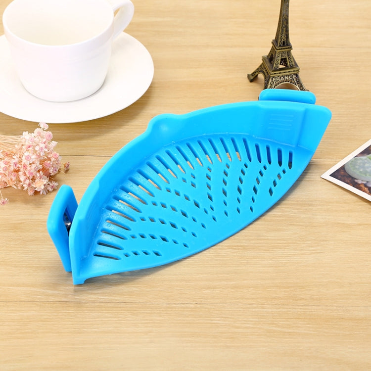 Filtro pentola in silicone Clip da cucina Filtro pentola Scarico liquido in eccesso Scarico pasta Pentole per verdure