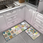 Tappeti moderni antiscivolo per cucina geometrica, 40x60cm, 40x120cm, 50x80cm, 50x160cm, 40x60cm+40x120cm, 50x80cm+50x160cm