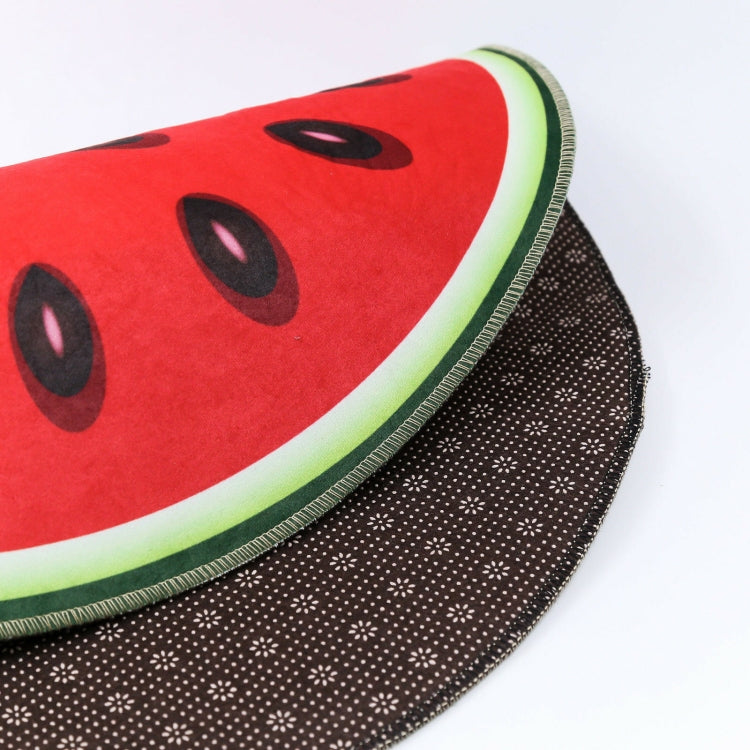 Tappeto con motivo frutta Tappetino rotondo antiscivolo in velluto di cristallo, Diameter 60cm, Diameter 80cm, Diameter 100cm, Diameter 120cm, Diameter 160cm