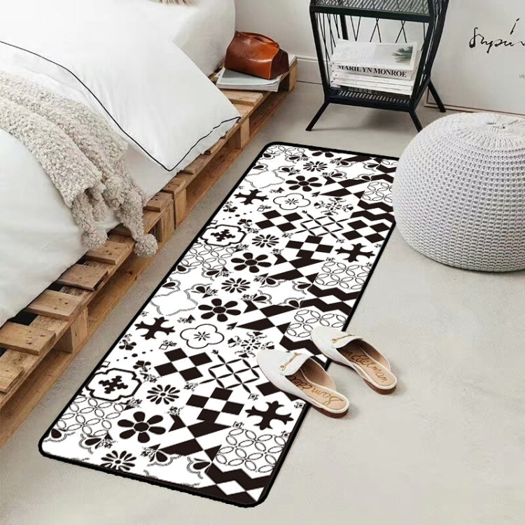Tappetino antiscivolo bagno cucina reticolo geometrico