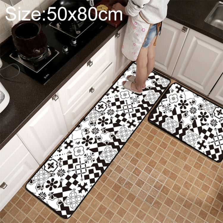Tappetino antiscivolo bagno cucina reticolo geometrico