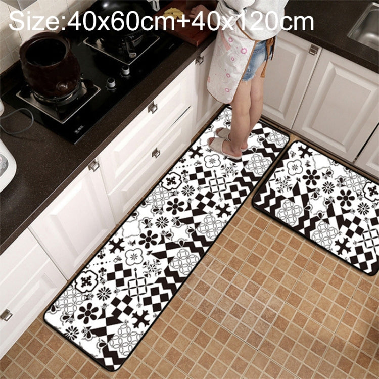 Tappetino antiscivolo bagno cucina reticolo geometrico