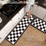 Tappetino antiscivolo bagno cucina reticolo geometrico
