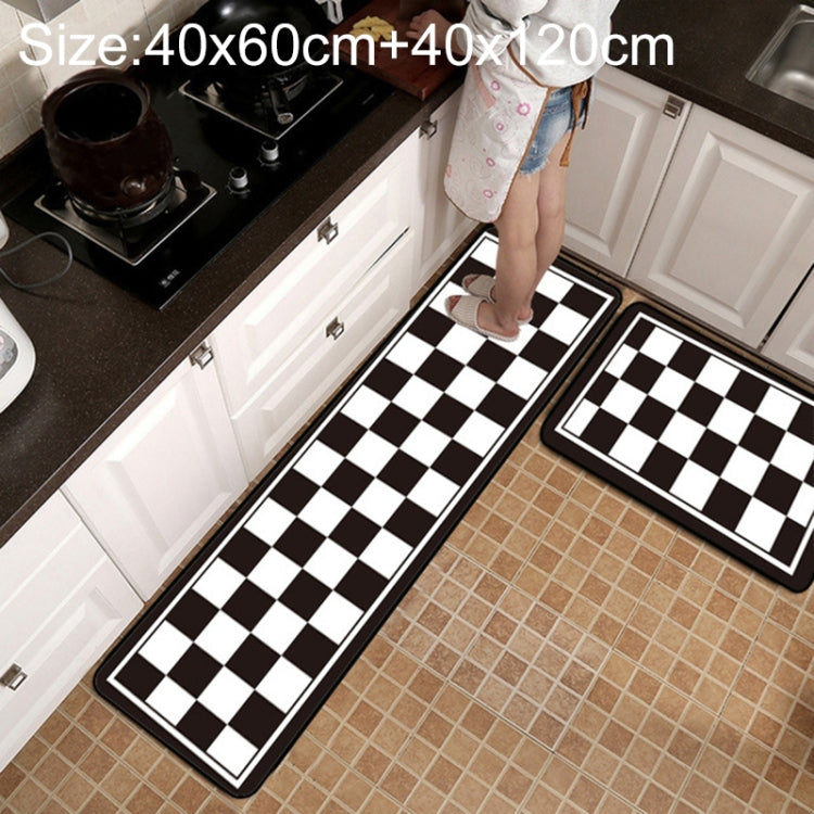 Tappetino antiscivolo bagno cucina reticolo geometrico