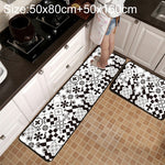 Tappetino antiscivolo per bagno da cucina a reticolo geometrico, 40x60cm, 40x120cm, 50x80cm, 50x160cm, 40x60cm + 40x120cm, 50x80cm + 50x160cm