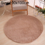 KSolid Tappeto rotondo Tappetino in morbido pile Tappetino antiscivolo Tappetino per camera da letto per bambini, Diameter: 100cm