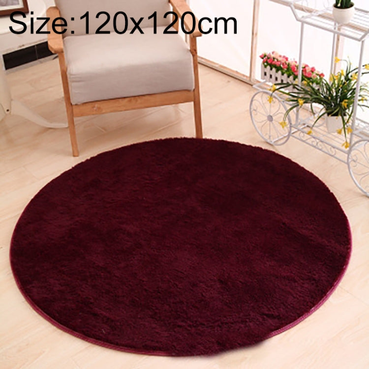 KSolid Tappeto rotondo Tappetino in morbido pile Tappetino antiscivolo Tappetino per camera da letto per bambini, Diameter: 120cm, Diameter: 140cm