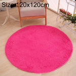 KSolid Tappeto rotondo Tappetino in morbido pile Tappetino antiscivolo Tappetino per camera da letto per bambini, Diameter: 120cm, Diameter: 140cm