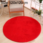 KSolid Tappeto rotondo Tappetino in morbido pile Tappetino antiscivolo Tappetino per camera da letto per bambini, Diameter: 120cm, Diameter: 140cm