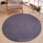 KSolid Tappeto rotondo Tappetino in morbido pile Tappetino antiscivolo Tappetino per camera da letto per bambini, Diameter: 120cm, Diameter: 140cm