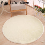 KSolid Tappeto rotondo Tappetino in morbido pile Tappetino antiscivolo Tappetino per camera da letto per bambini, Diameter: 120cm, Diameter: 140cm