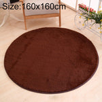 KSolid Tappeto rotondo Tappetino in morbido pile Tappetino antiscivolo Tappetino per camera da letto per bambini, Diameter: 160cm