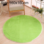 KSolid Tappeto rotondo Tappetino in morbido pile Tappetino antiscivolo Tappetino per camera da letto per bambini, Diameter: 160cm