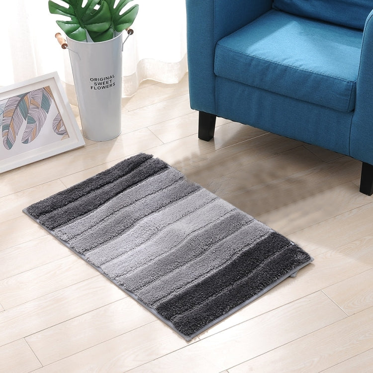 Tappeto in microfibra antiscivolo per bagno, cucina, a righe, per interni, 43x61cm, 46x71cm, 51x81.5cm