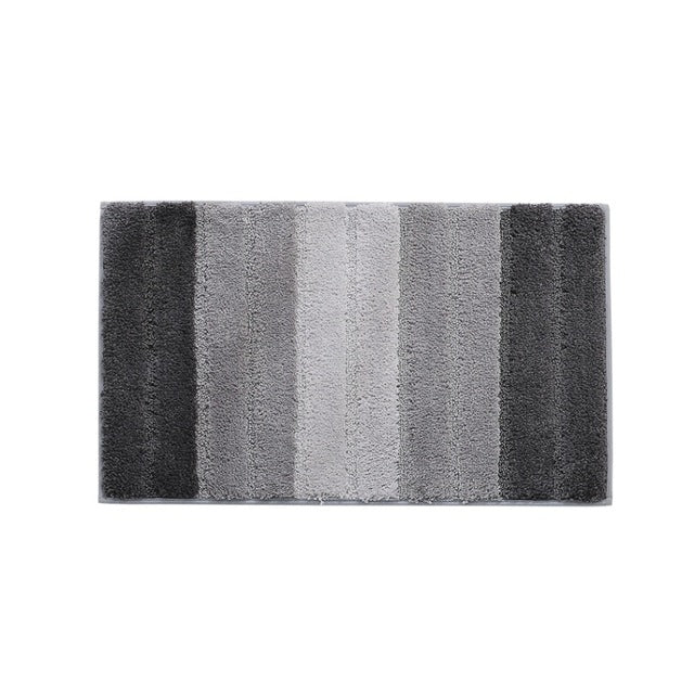 Tappeto in microfibra antiscivolo per bagno, cucina, a righe, per interni, 43x61cm, 46x71cm, 51x81.5cm