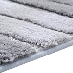 Tappeto in microfibra antiscivolo per bagno, cucina, a righe, per interni, 43x61cm, 46x71cm, 51x81.5cm