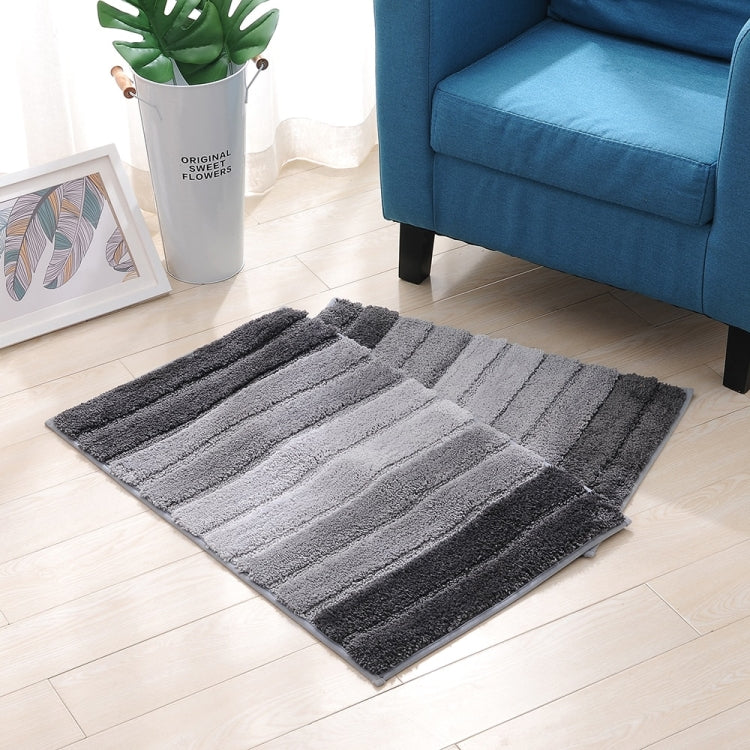 Tappeto in microfibra antiscivolo per bagno, cucina, a righe, per interni, 43x61cm, 46x71cm, 51x81.5cm