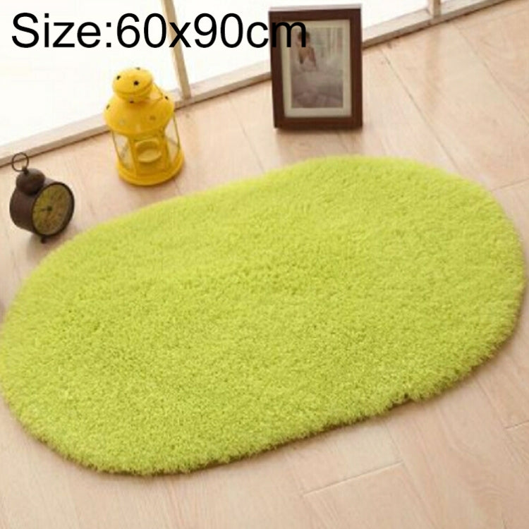 Tappeto in pelliccia sintetica Tappeto da bagno solido antiscivolo Tappetini per camerette per bambini Tappeti per soggiorno ovale per camera da letto, 60x90cm, 60x120cm, 80x120cm