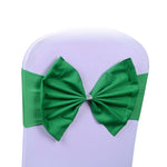 Fascia per sedia in spandex adatta a tutte le sedie Telai per sedia da matrimonio Arco elastico per sedia Nastro per fascette posteriori per banchetti per cerimonie di nozze