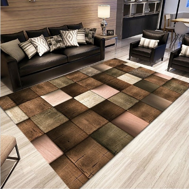 Tappeti semplici e moderni a reticolo astratto Tappetino per soggiorno camera da letto, 40x60cm, 50x80cm, 60x90cm, 80x120cm, 80x160cm, 140x200cm, 160x230cm, 180x260cm, 200x300cm