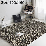 Tappetino da salotto con stampa leopardata alla moda, 40x60cm, 45x75cm, 60x90cm, 40x120cm, 80x120cm, 80x160cm, 100x160cm, 120x160cm, 150x200cm, 160x230cm
