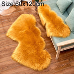 Creativo doppio cuore imitazione lana tappeto cuscino divano tappetino peluche camera da letto soggiorno tappeti, 60x120cm