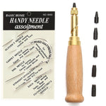 Set di strumenti artigianali per cucire in pelle 37 in 1