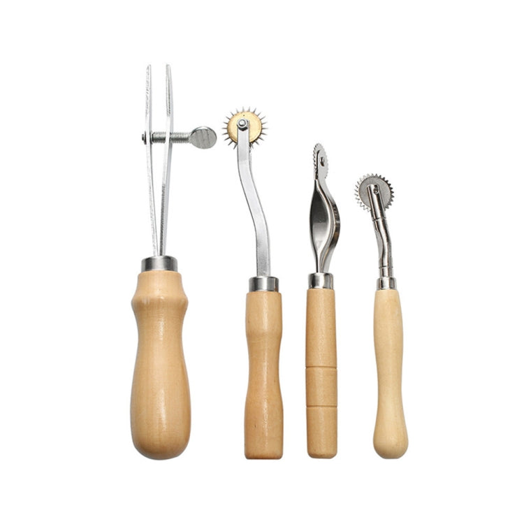 Set di strumenti artigianali per cucire in pelle 37 in 1