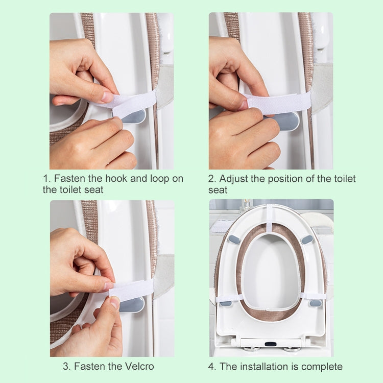 Coprivaso lavabile per WC da bagno, morbido cuscino imbottito, tappetino per coperchio, prodotti per la casa