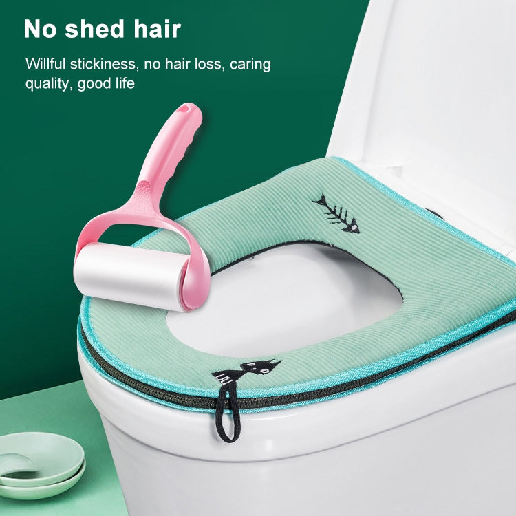Coprivaso lavabile per WC da bagno, morbido cuscino imbottito, tappetino per coperchio, prodotti per la casa