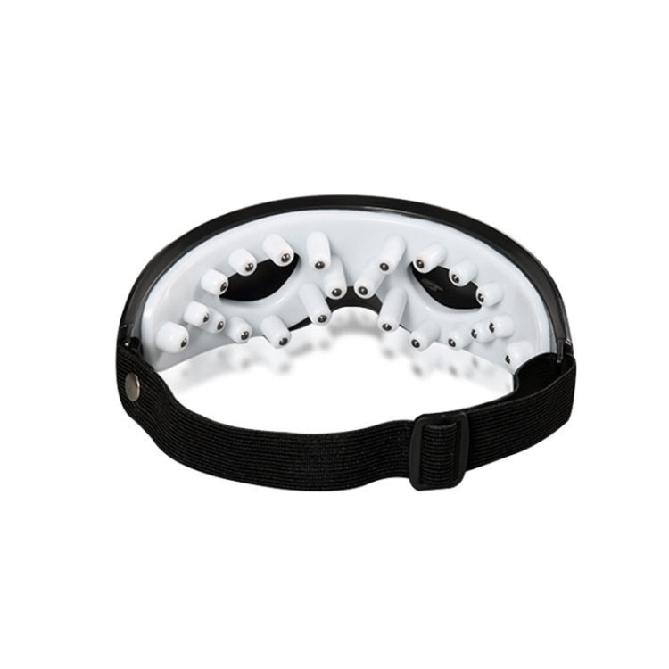 Strumento magnetico per il massaggio degli occhi per la salute degli occhi, ricarica per la protezione degli occhi per miopia da infermiera, Black, White