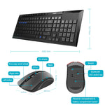 Set mouse e tastiera wireless Rapoo X336M