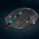 Mouse cablato Rapoo V20S 3000 DPI 7 pulsanti Gaming Internet Cafe Mouse