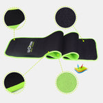 Fitness all'aperto Corsa Vita modellante Corpo caldo Cintura da yoga Vita sportiva traspirante con tasca, Yoga Belt (Black)