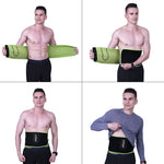 Fitness all'aperto Corsa Vita modellante Corpo caldo Cintura da yoga Vita sportiva traspirante con tasca, Yoga Belt (Black)