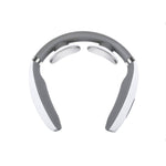 Massaggiatore per vertebra cervicale che carica strumento di fisioterapia a impulsi intelligenti protezione per il collo con vibrazione elettromagnetica, White, Black, Red