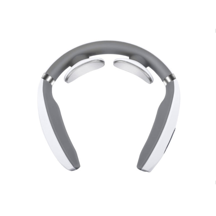 Massaggiatore per vertebra cervicale che carica strumento di fisioterapia a impulsi intelligenti protezione per il collo con vibrazione elettromagnetica, White, Black, Red