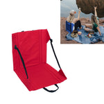 Cuscino per sedile da campeggio per picnic all'aperto Cuscino pieghevole resistente all'umidità sporco e resistente all'usura, 44 x 43 x 44 Red, 44 x 43 x 44 Blue, 44 x 43 x 44 Black