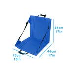 Cuscino per sedile da campeggio per picnic all'aperto Cuscino pieghevole resistente all'umidità sporco e resistente all'usura, 44 x 43 x 44 Red, 44 x 43 x 44 Blue, 44 x 43 x 44 Black