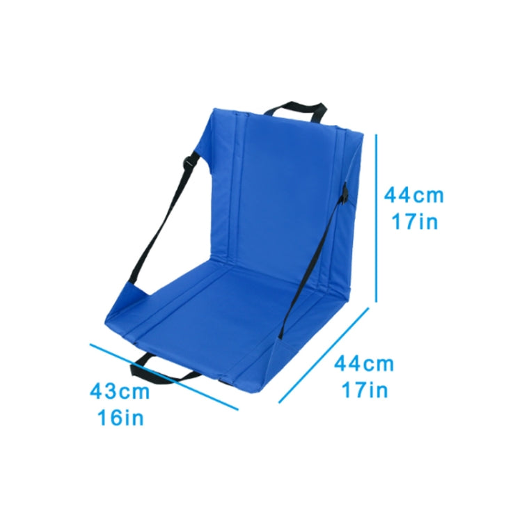 Cuscino per sedile da campeggio per picnic all'aperto Cuscino pieghevole resistente all'umidità sporco e resistente all'usura, 44 x 43 x 44 Red, 44 x 43 x 44 Blue, 44 x 43 x 44 Black