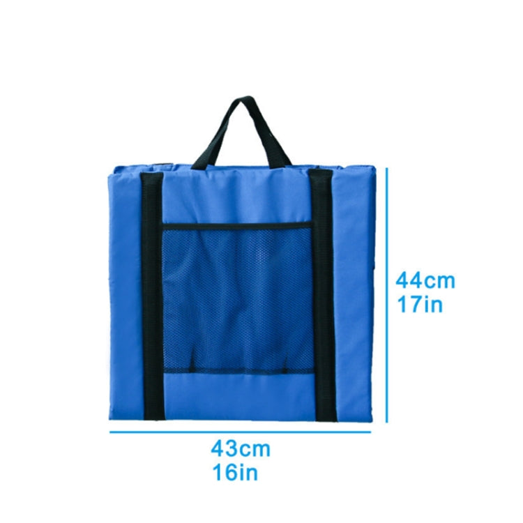 Cuscino per sedile da campeggio per picnic all'aperto Cuscino pieghevole resistente all'umidità sporco e resistente all'usura, 44 x 43 x 44 Red, 44 x 43 x 44 Blue, 44 x 43 x 44 Black