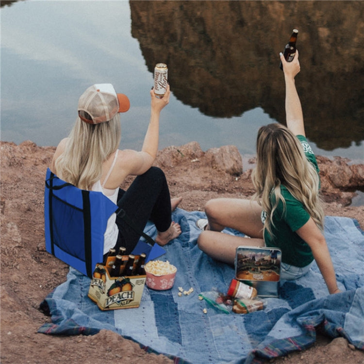 Cuscino per sedile da campeggio per picnic all'aperto Cuscino pieghevole resistente all'umidità sporco e resistente all'usura, 44 x 43 x 44 Red, 44 x 43 x 44 Blue, 44 x 43 x 44 Black