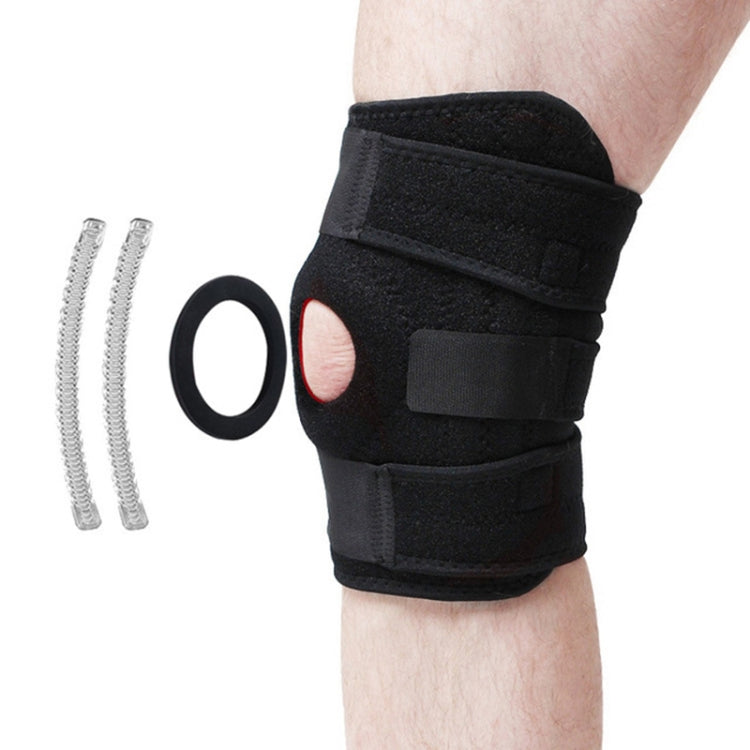 Ginocchiere per arrampicata su quattro molle per equitazione all'aperto Ginocchiere sportive antiscivolo, M, L