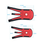 Ginocchiere per arrampicata su quattro molle per equitazione all'aperto Ginocchiere sportive antiscivolo, M, L